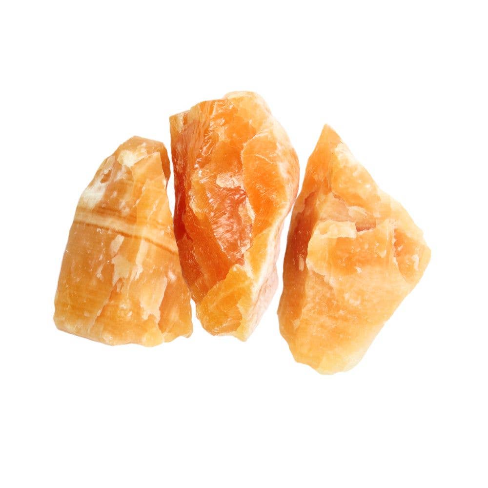Raw Calcite - Orange Calcite Large, 1piece