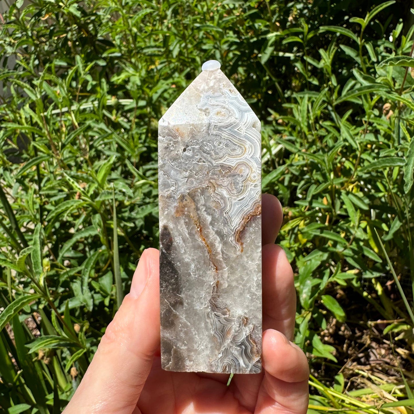 Mexican Crazy Lace Agate Towers | Laughter Stone: M