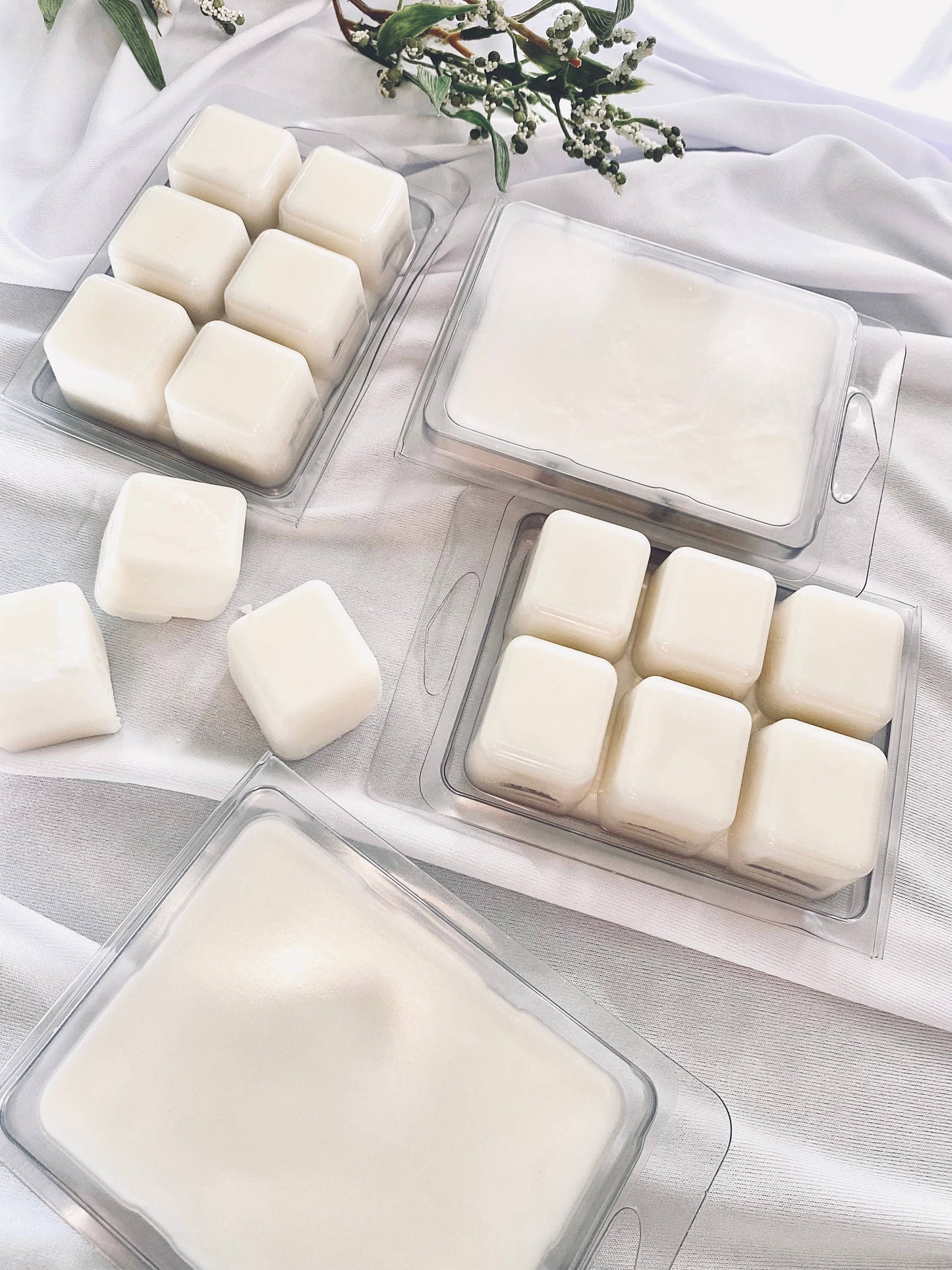 Soy Wax Melts 6 pc Clamshell - Bulk Private Label Unbranded: Sandalwood + Rose