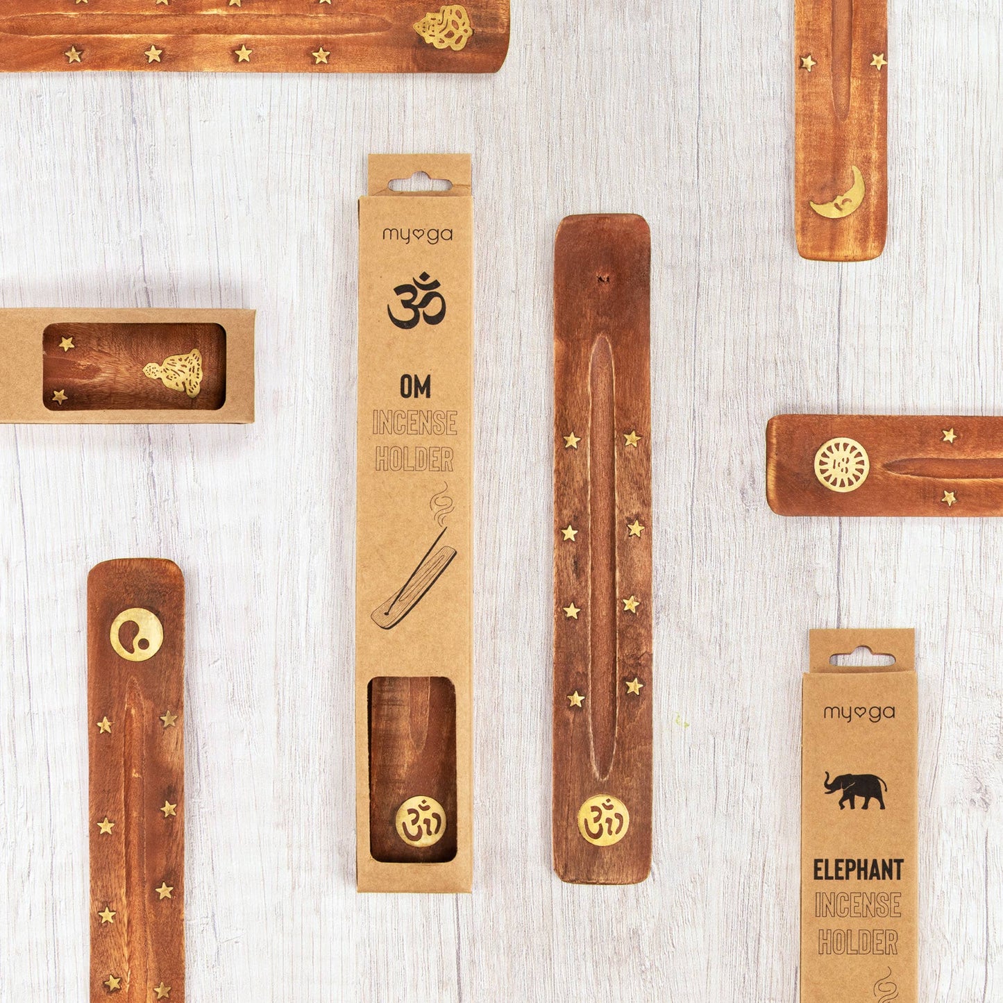 Wooden Incense Holders: Ganesh