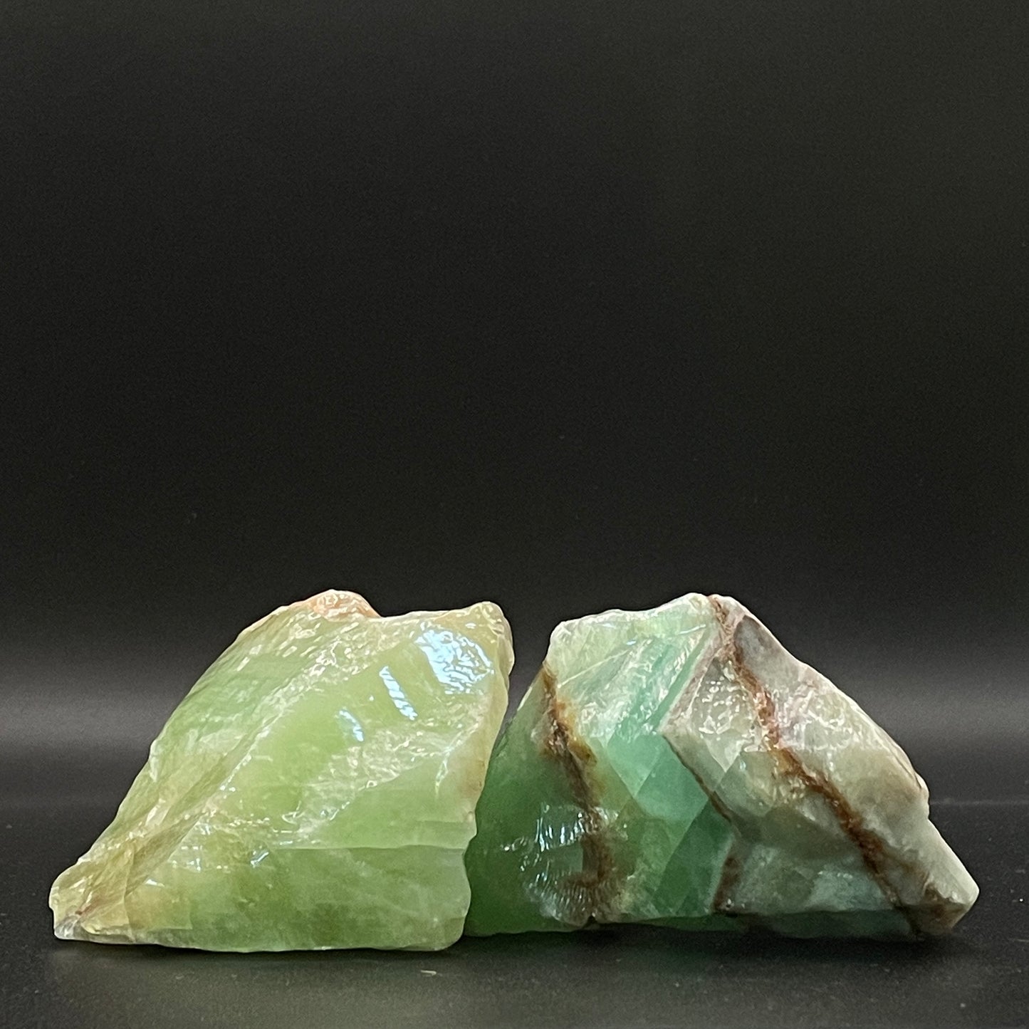 Rough Green Calcite-Large