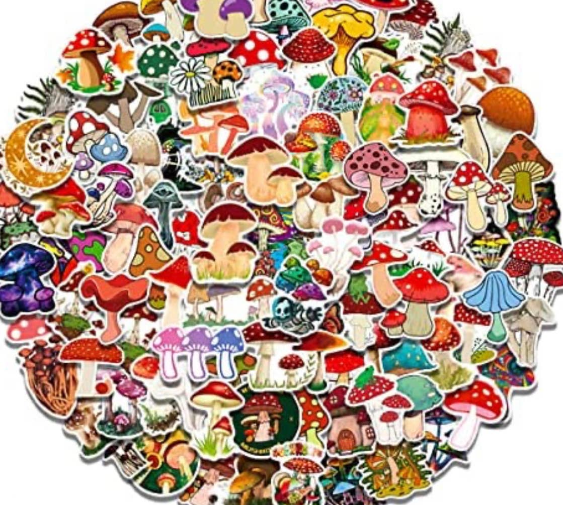 Mushroom Vinyl Stickers