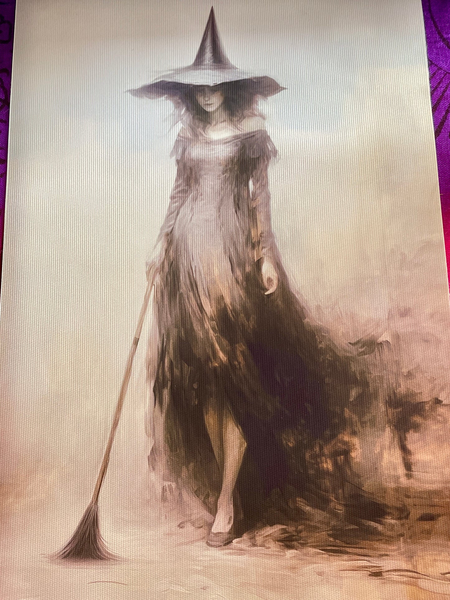 Print on canvas unframed art