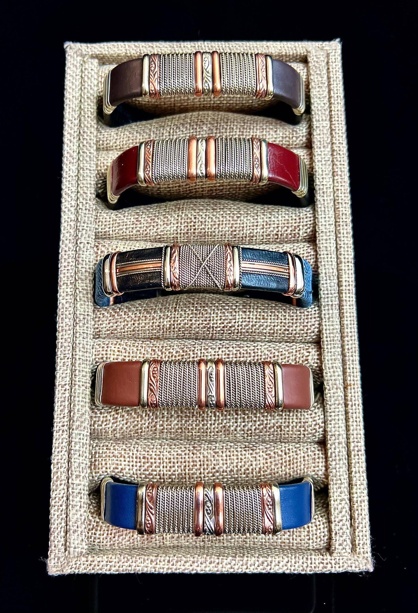 Mixed Large Leather Bracelets