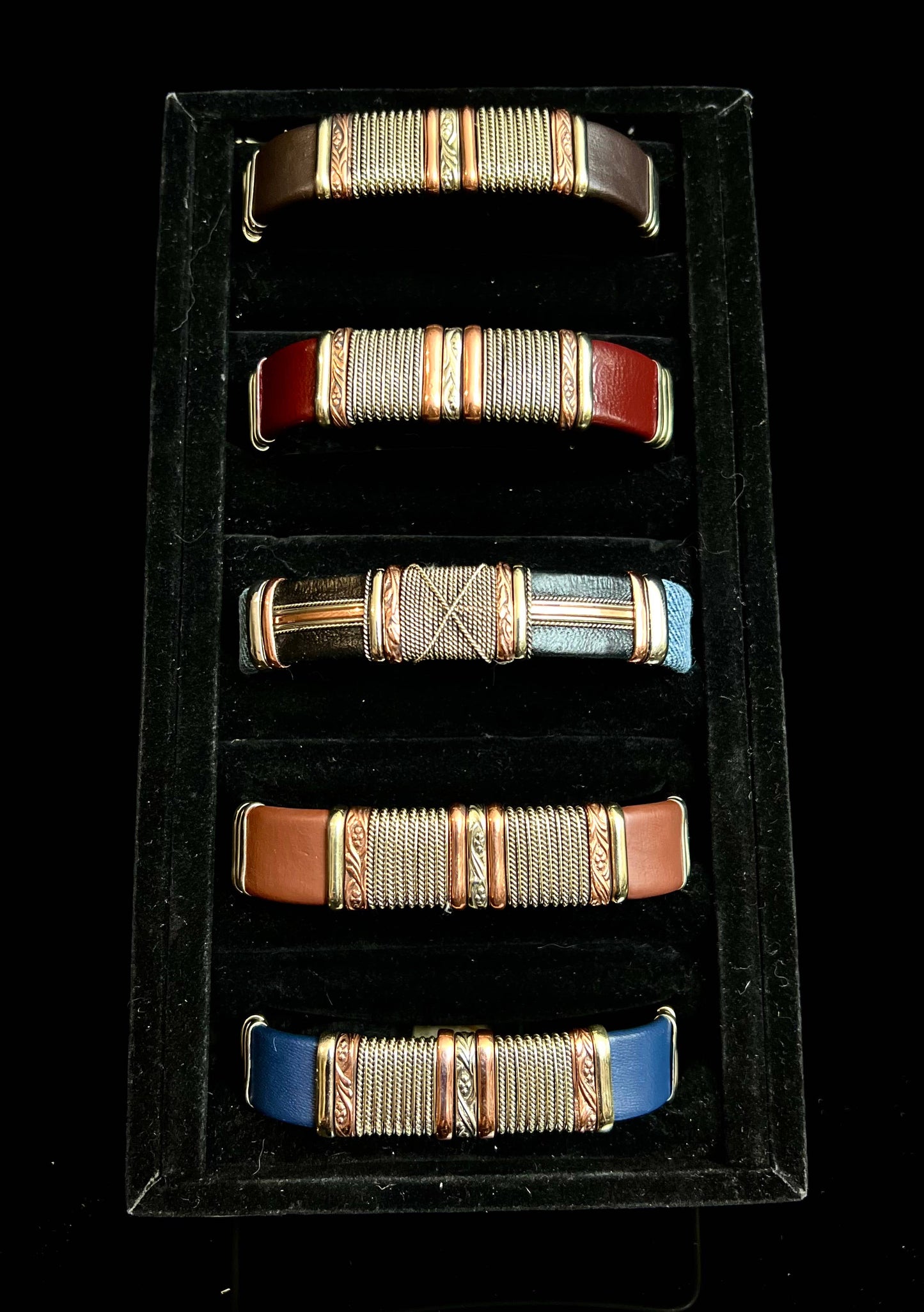 Mixed Large Leather Bracelets
