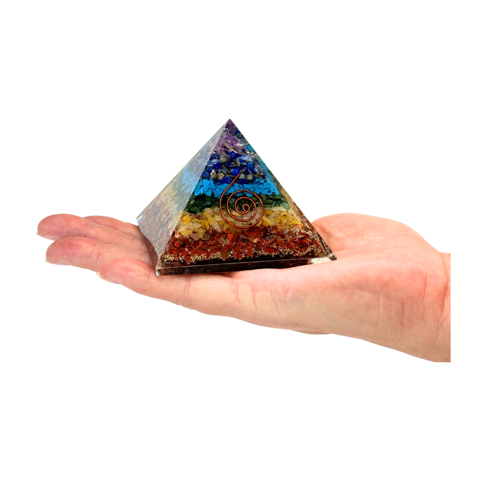 Orgonite Pyramid - 7 Chakra