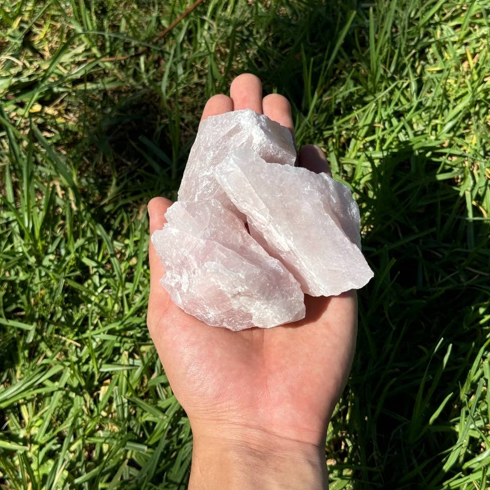 Raw Crystal - Rose Quartz Large