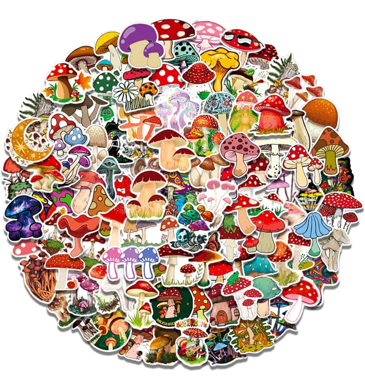 Mushroom Vinyl Stickers