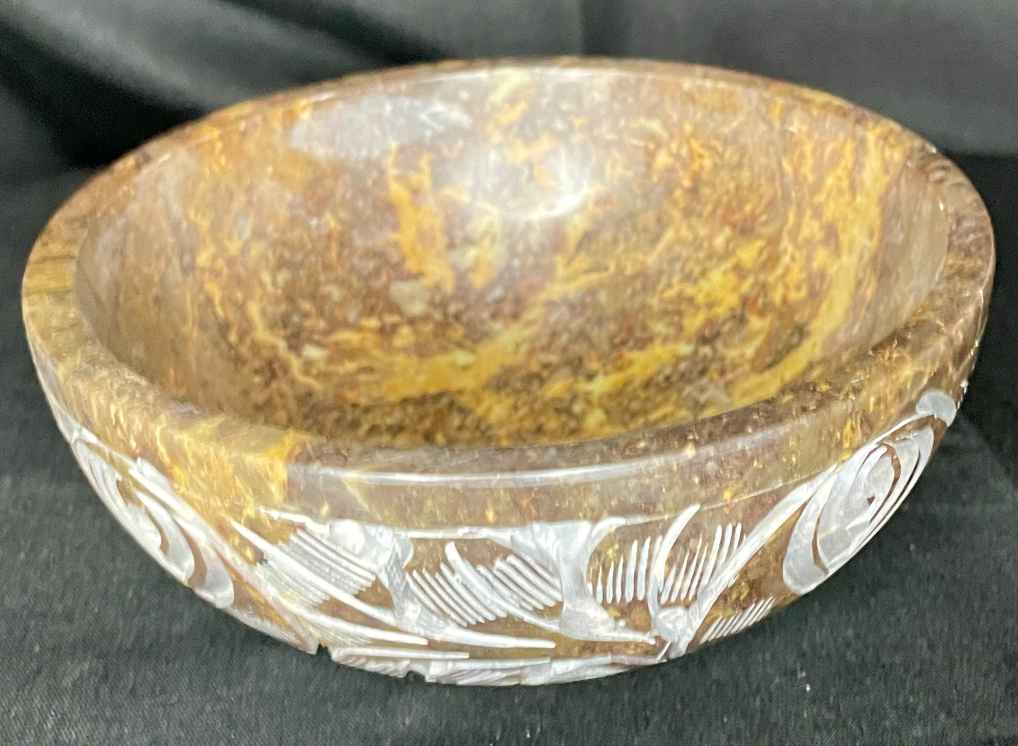 Soap stone scrying and smudge bowl