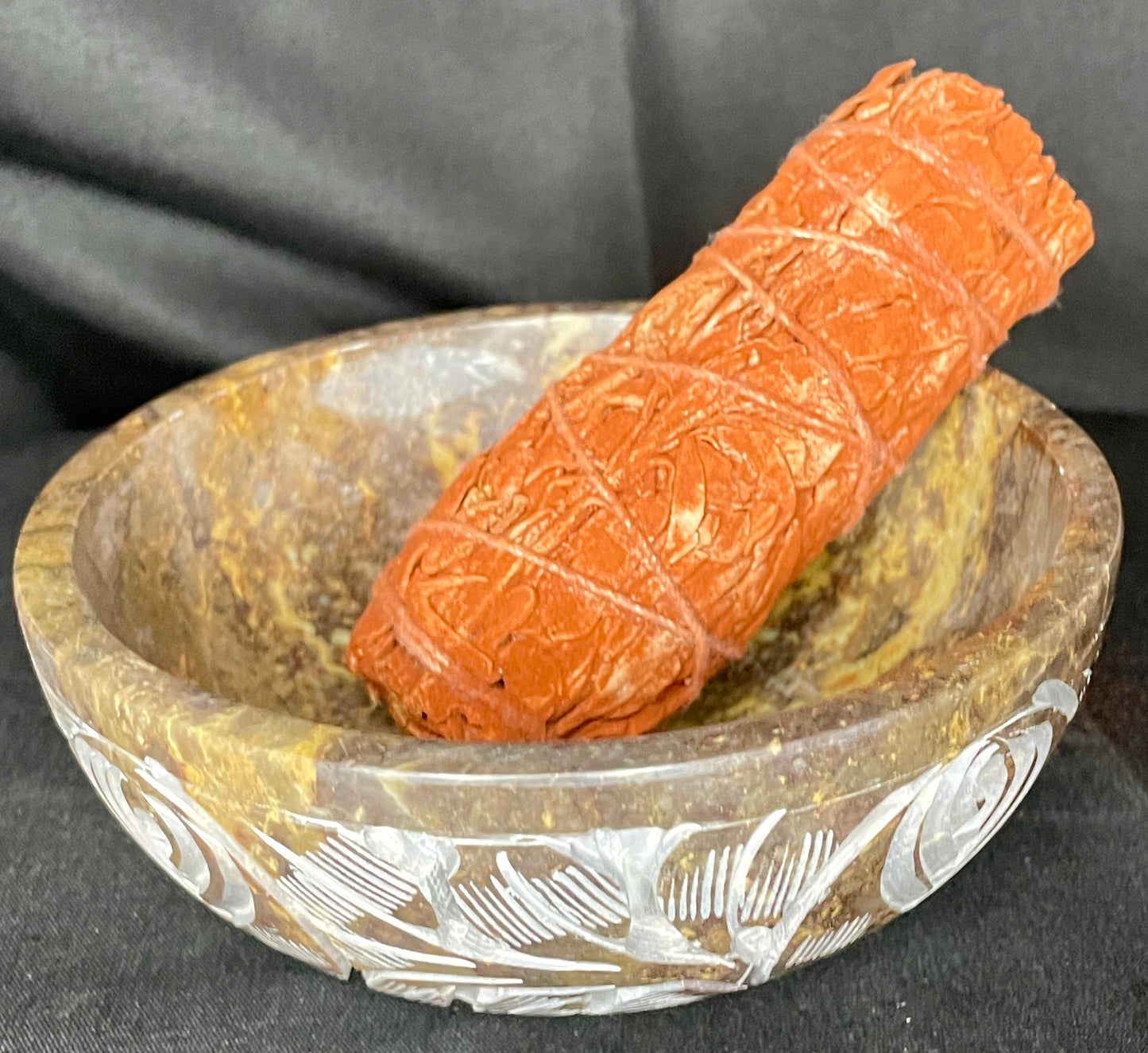Soap stone scrying and smudge bowl