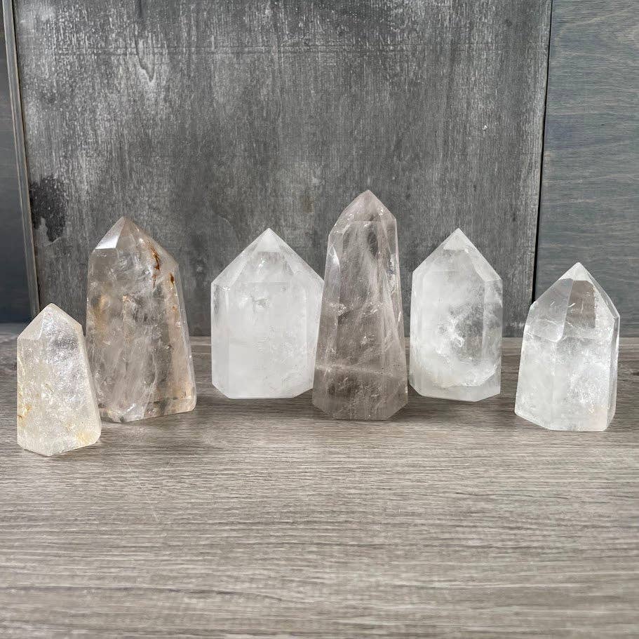Clear Quartz Obelisk Tower