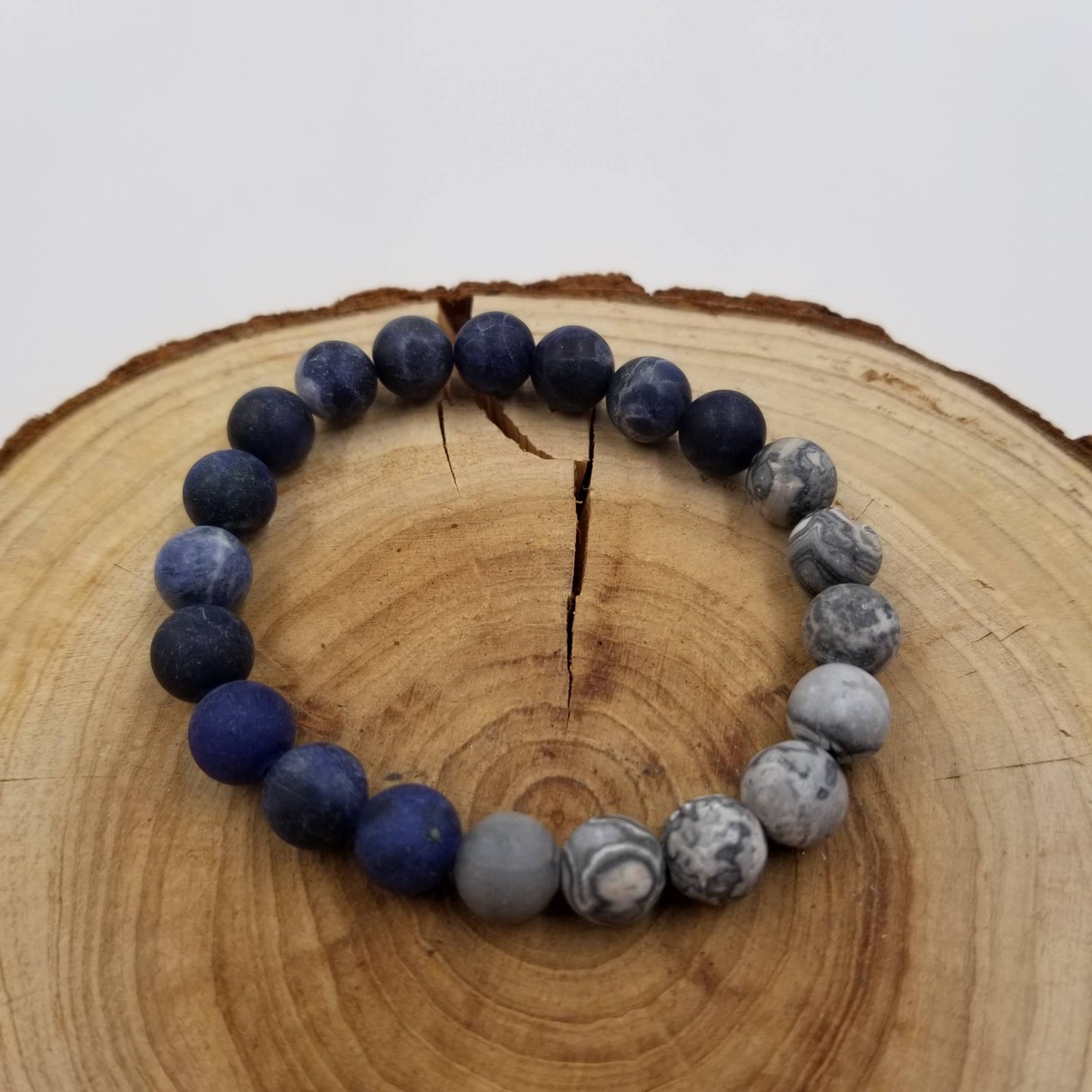 Natural Stone Ocean Style Yoga Bracelet