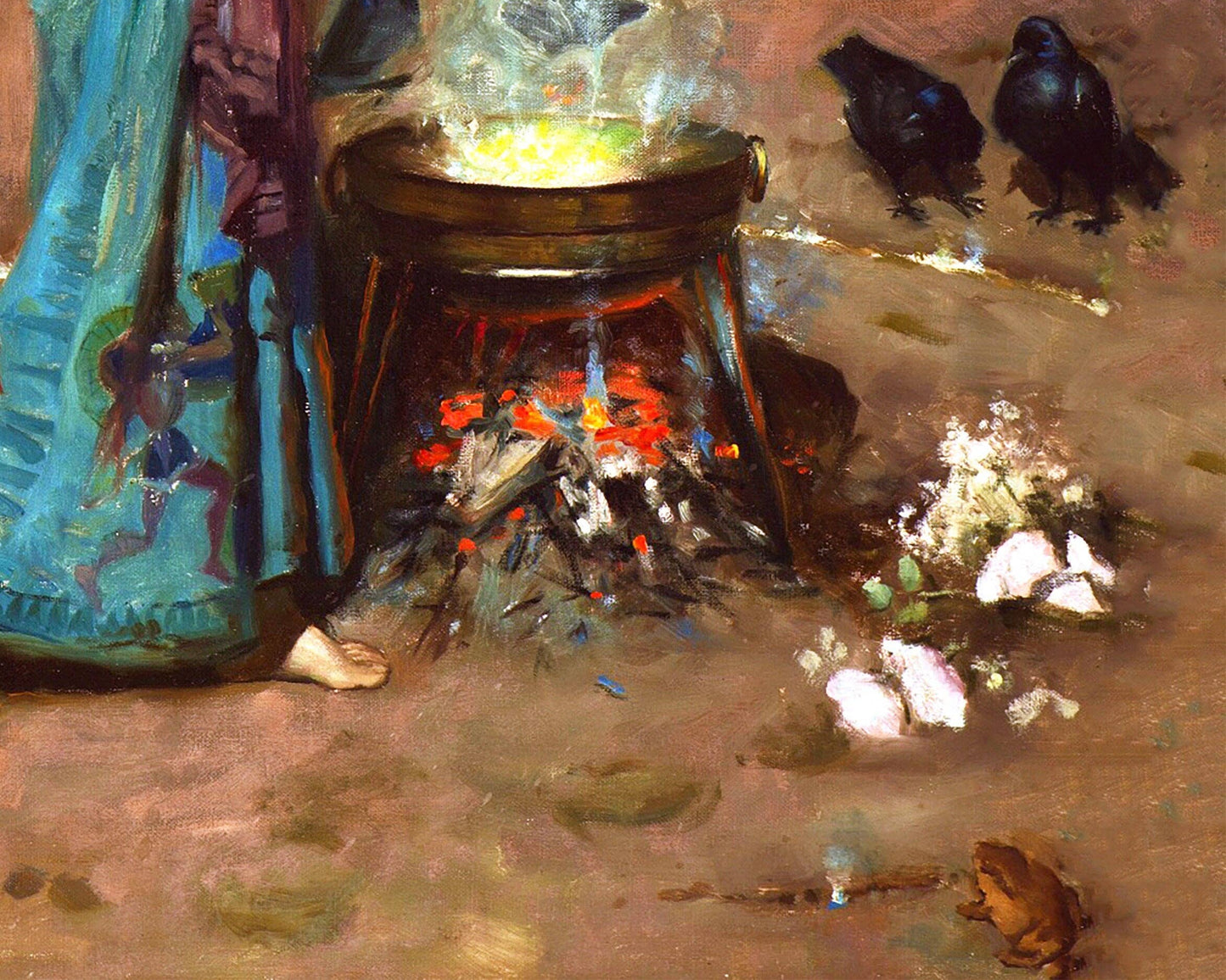 Vintage Sorceress | The magic circle | Antique Celtic art pr: 8x10 Inches