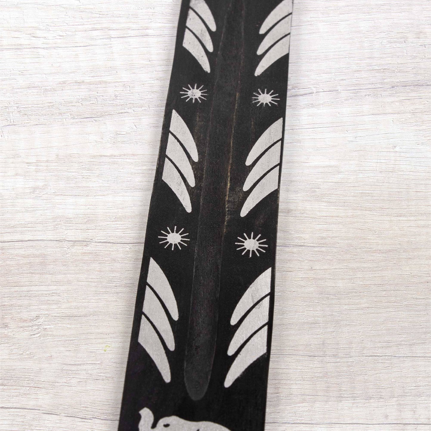Wooden Incense Holders: Grün