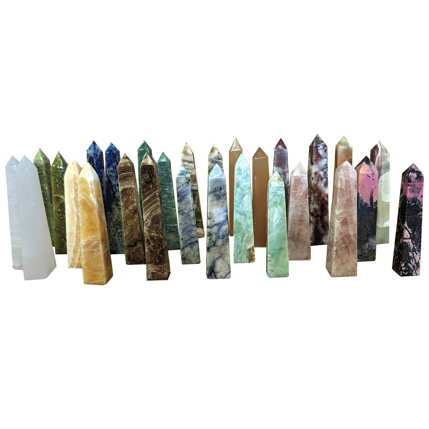 Assorted Tower Obelisk- Around 2.5" to 3" Tall