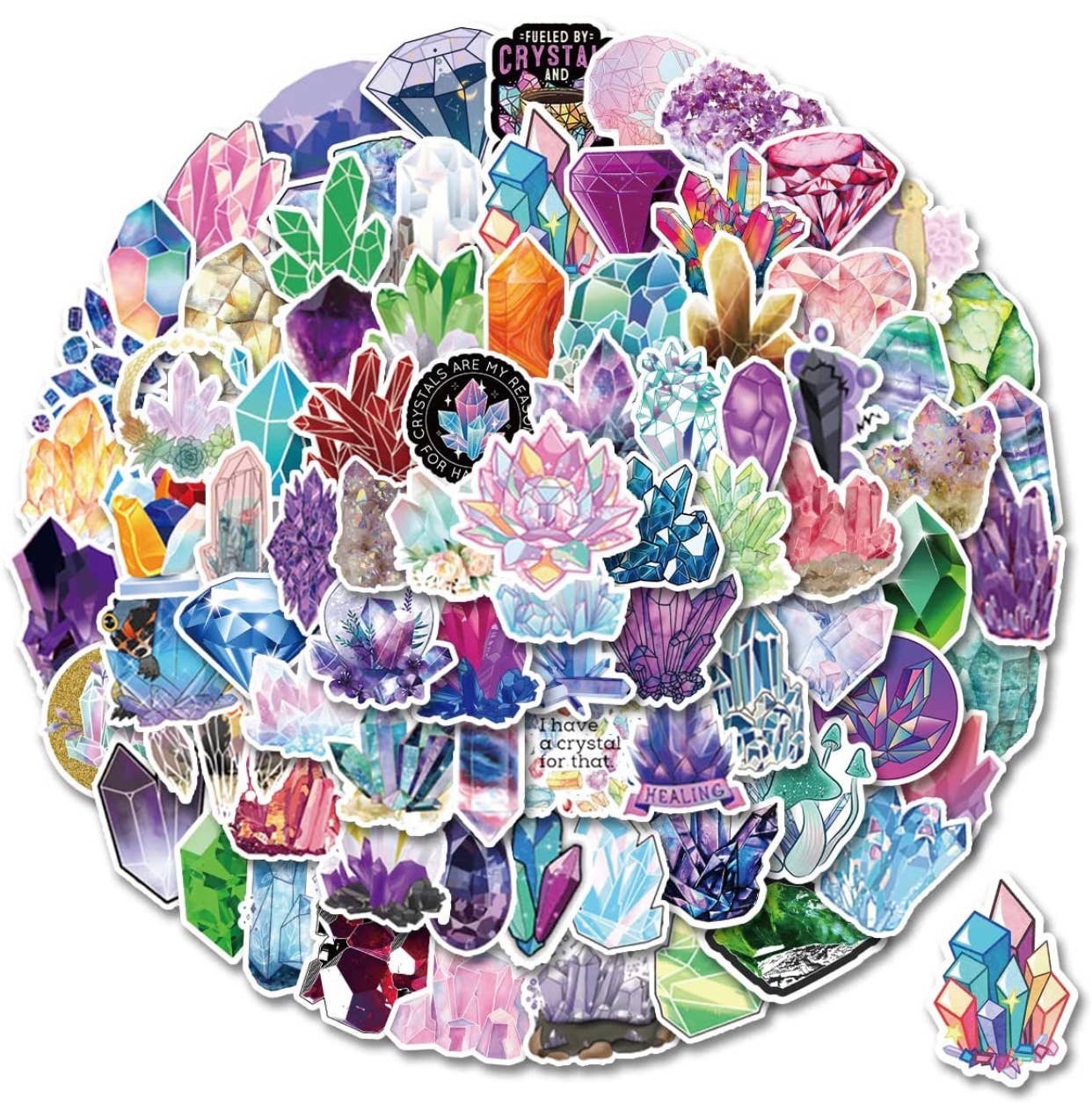 Crystal Vinyl Sticker