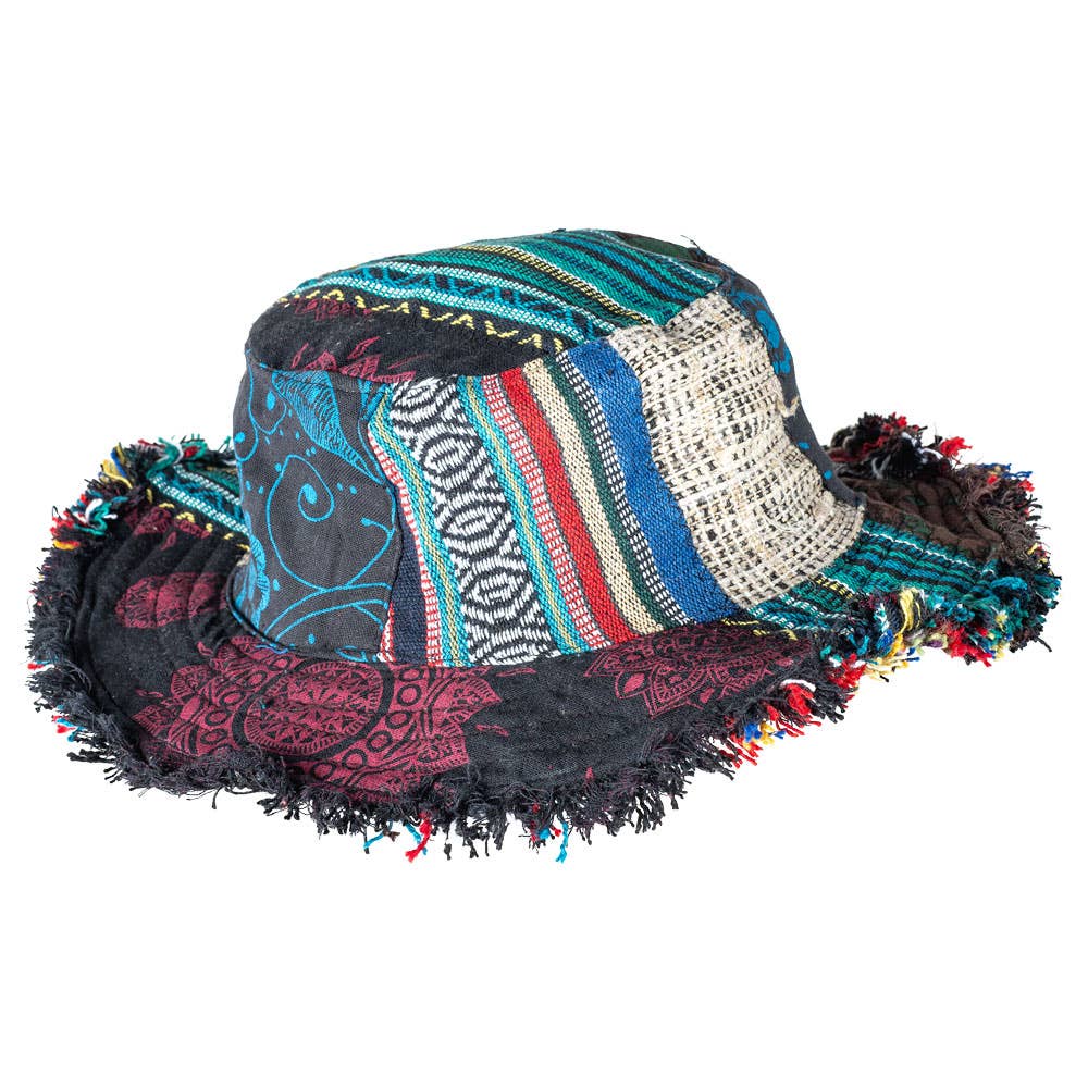 COTTON PATCHWORK HAT