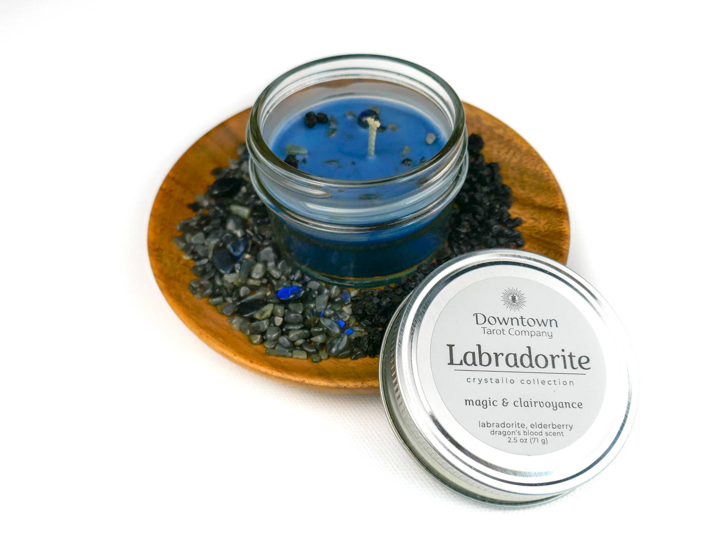 Crystal Candle - Labradorite