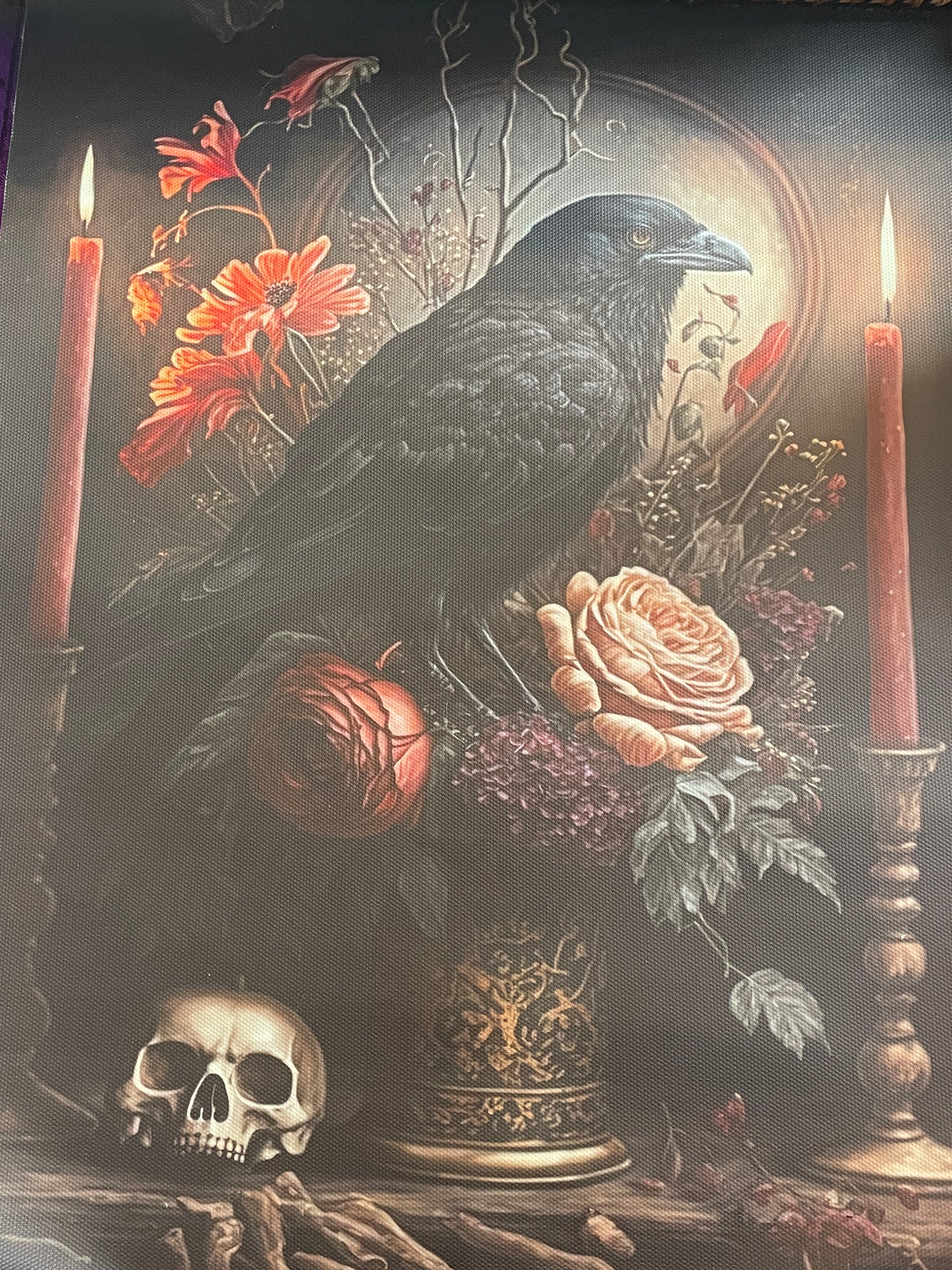 Print on canvas unframed art