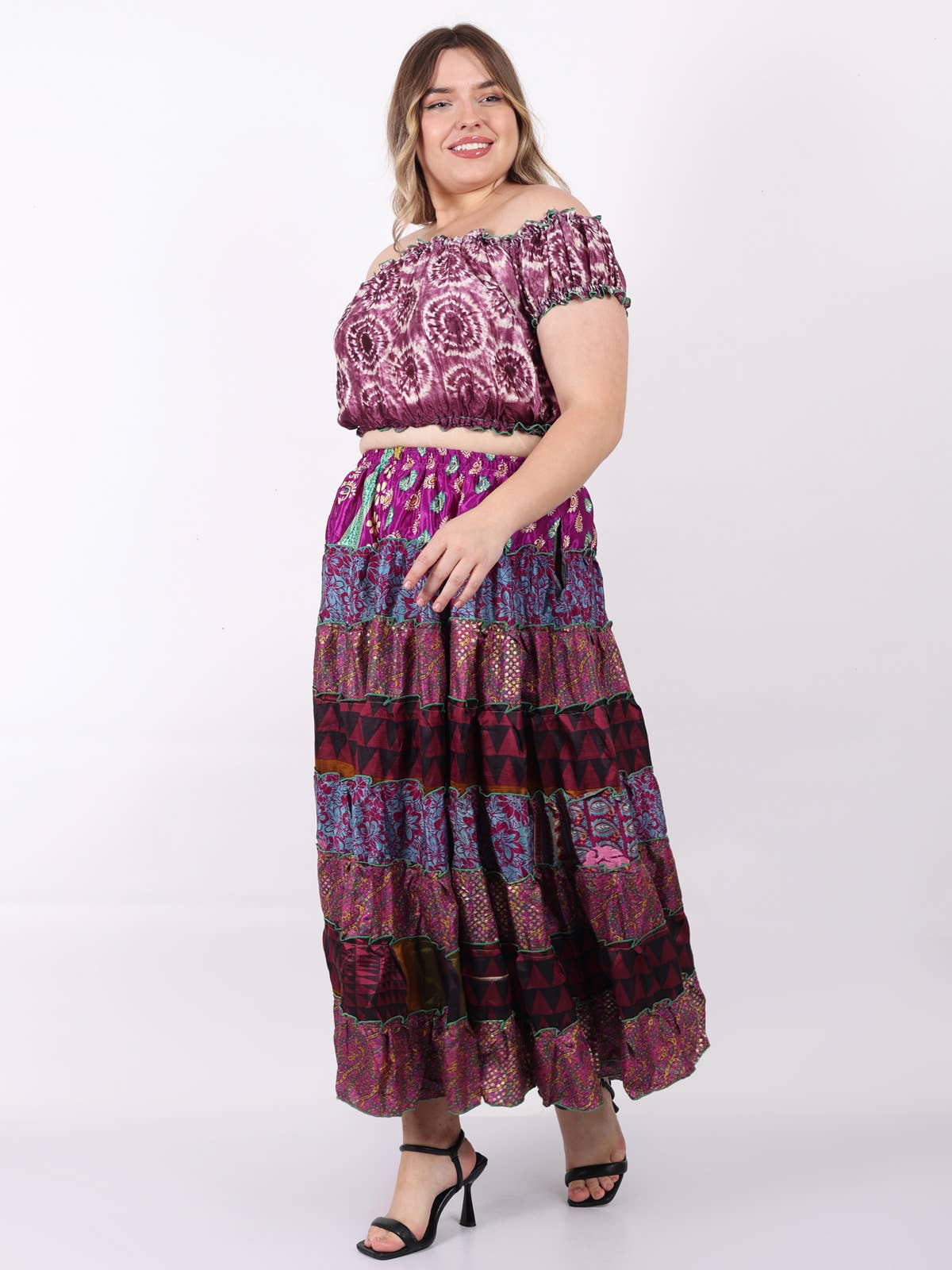Women's Multi Layer Banjara skirts 7 Layer Mix Lot Wholesale