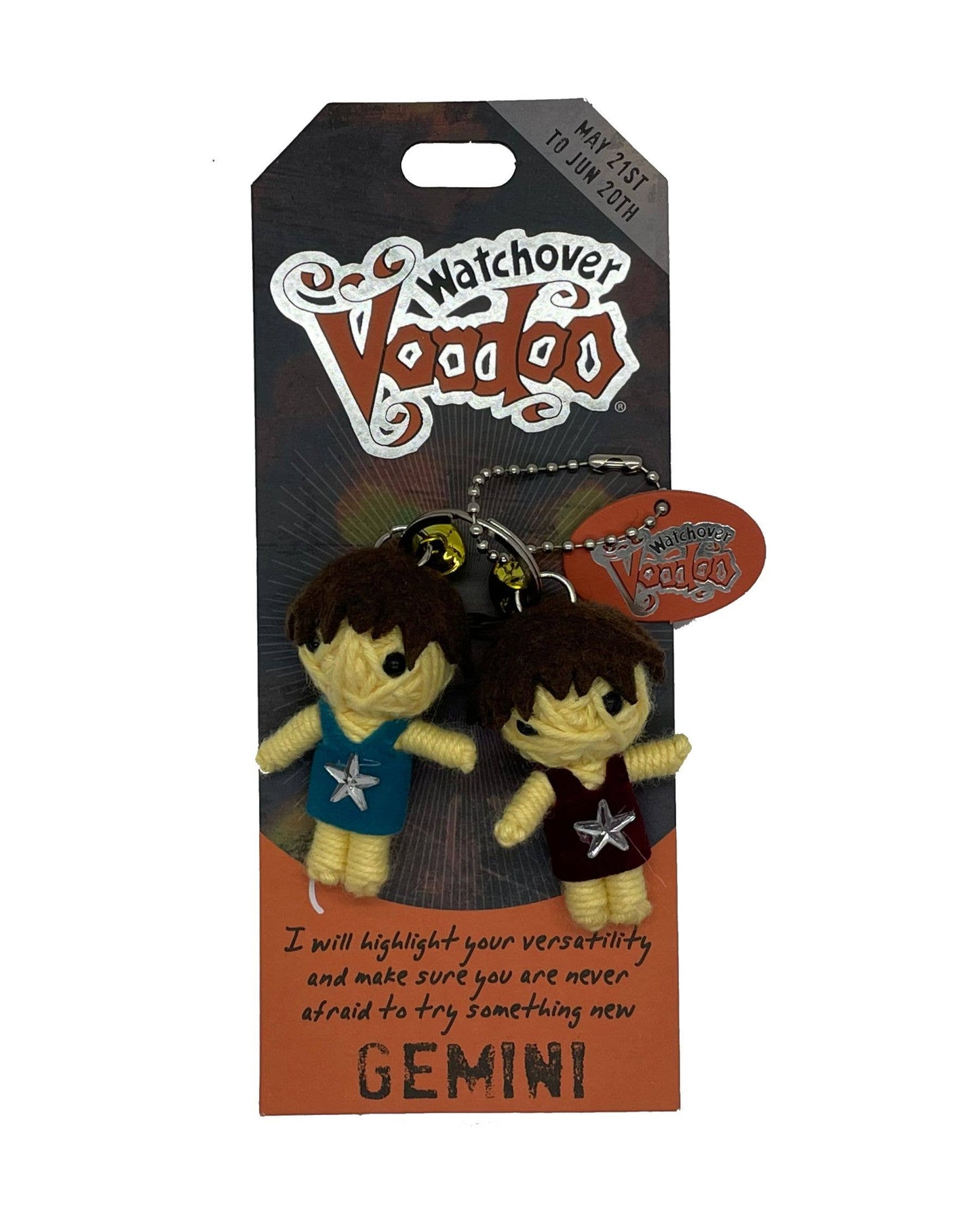 Gemini - Watchover Voodoo Dolls - Zodiac - Keychain