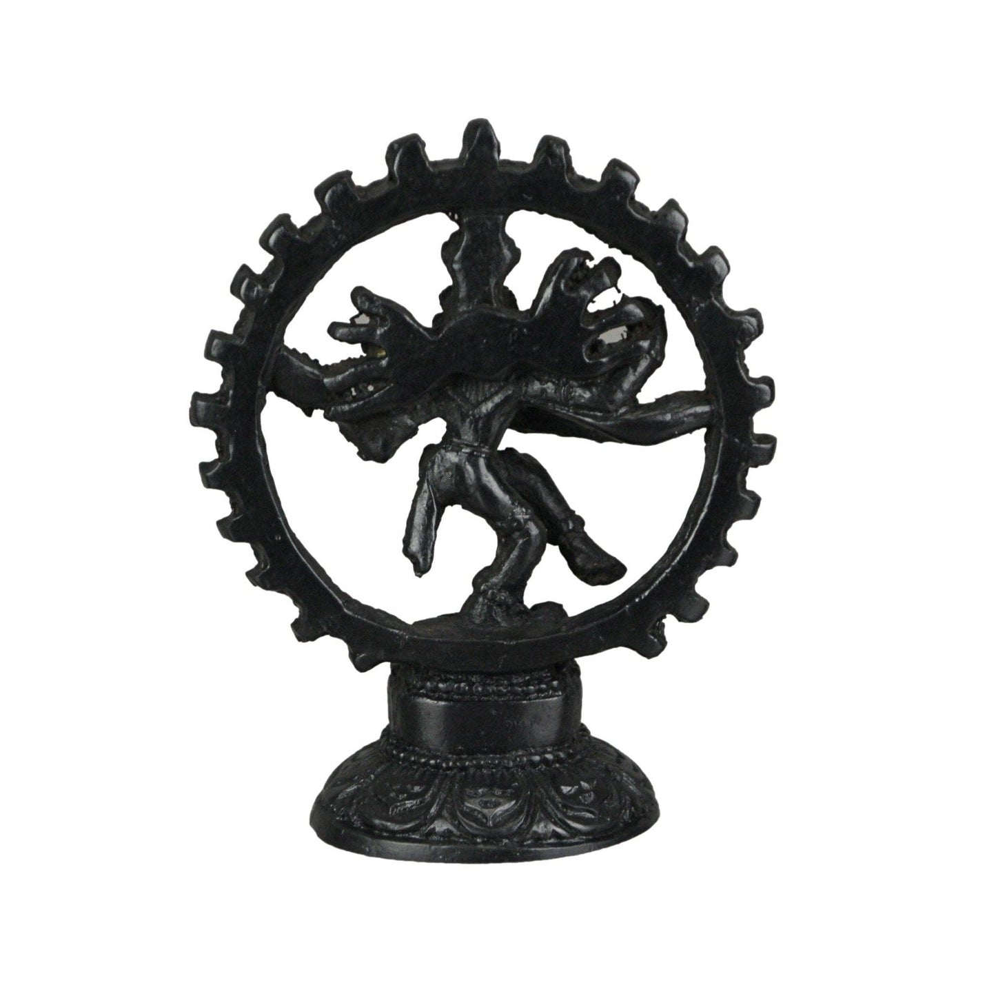 Hindu God Nataraja Dancing Shiva Ebony Finished Statue Natraj