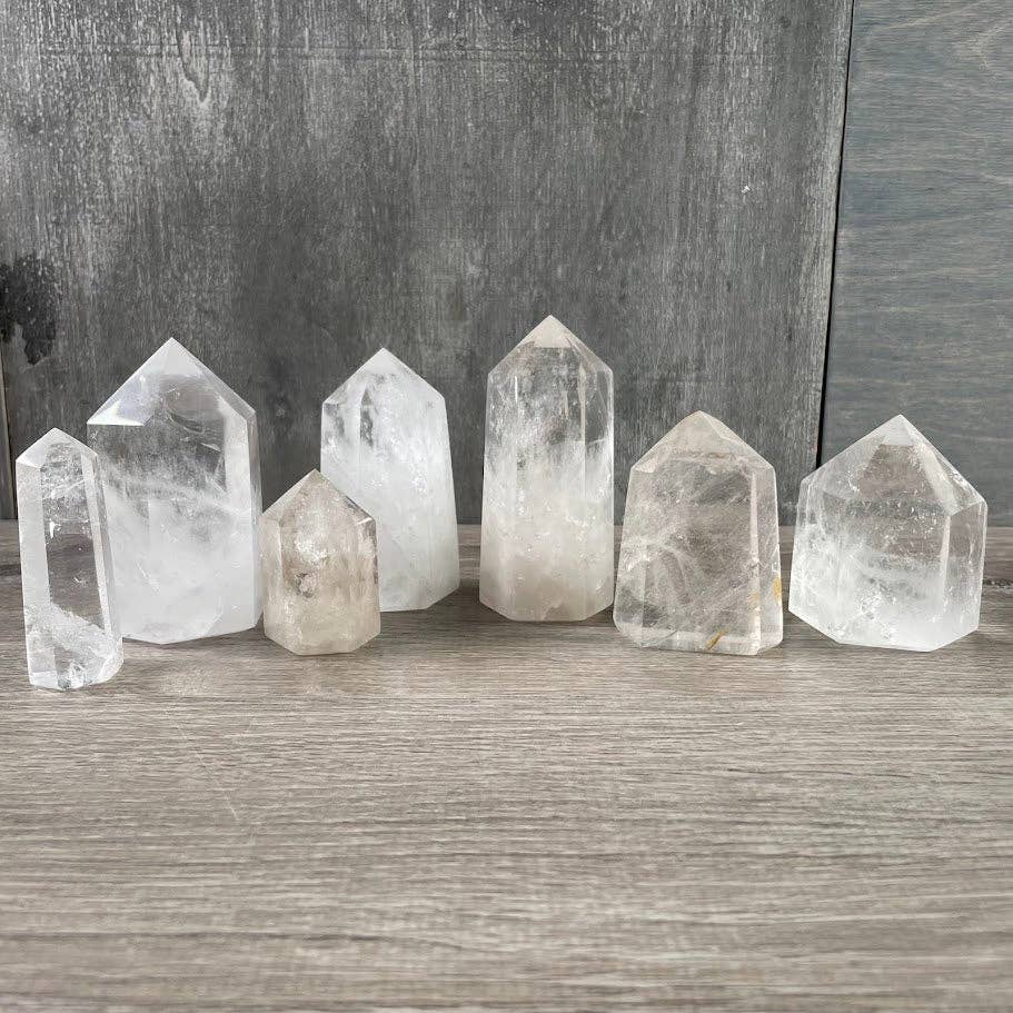 Clear Quartz Obelisk Tower