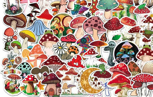 Mushroom Vinyl Stickers