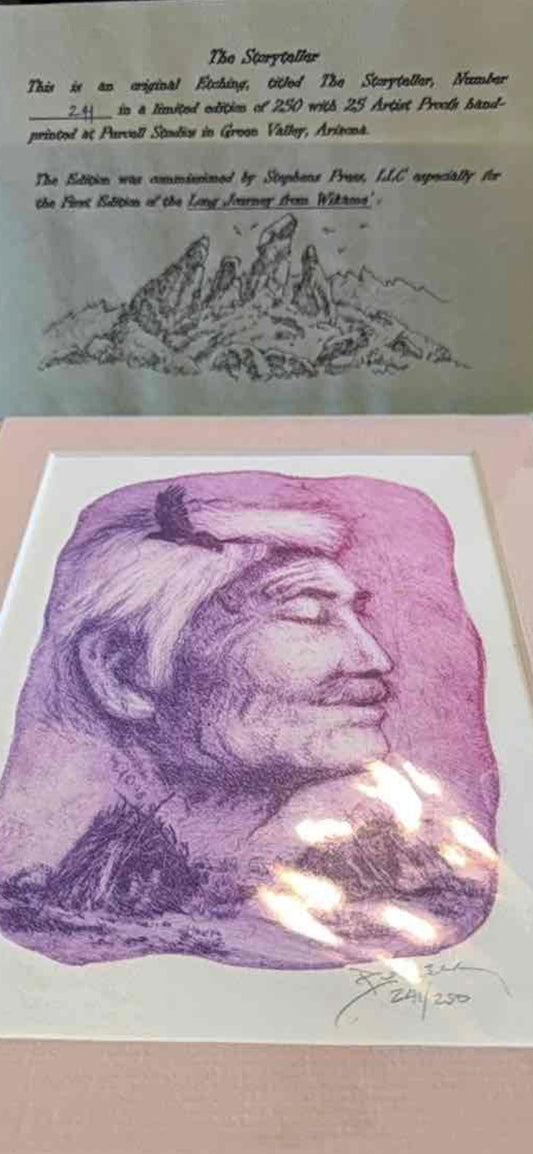 The Storyteller original etching