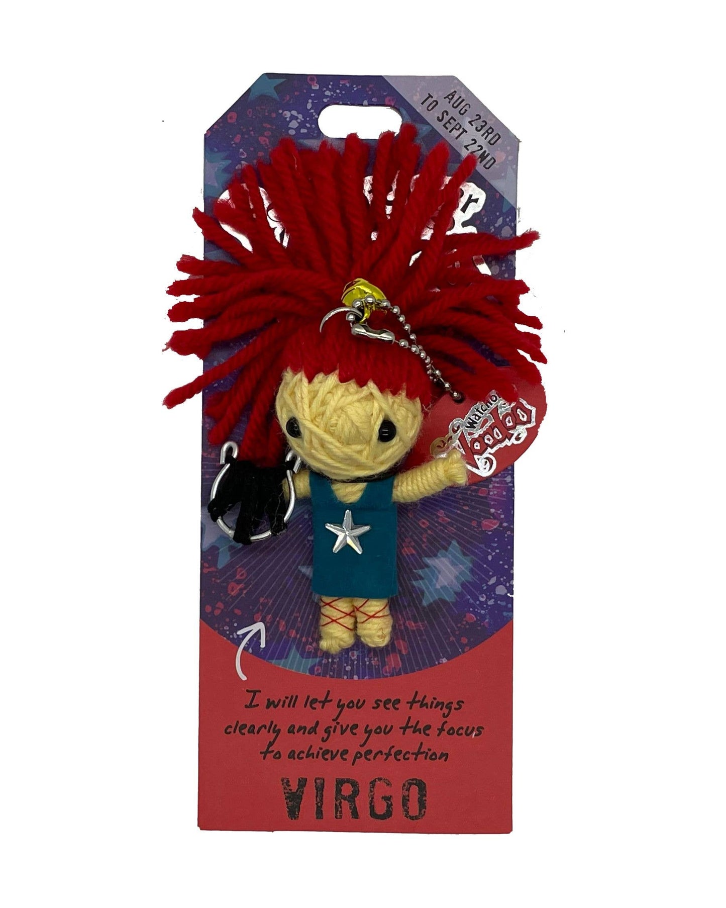 Virgo - Watchover Voodoo Dolls - Zodiac - Keychain