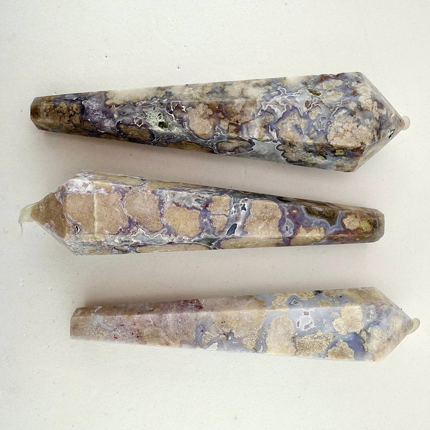 Sakura Agate Wand | Flower Agate w/ Holder