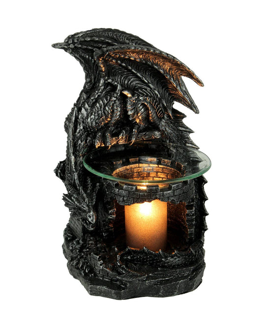 Fierce Dragon Castle Guardian Electric Oil Burner