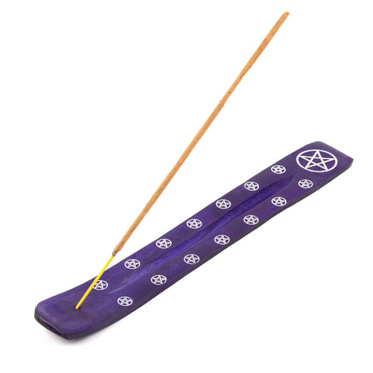 Wooden Incense Holders: Blue