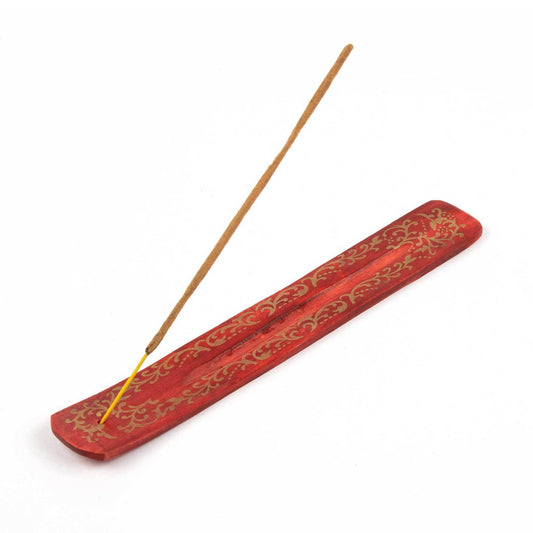Wooden Incense Holders: Red