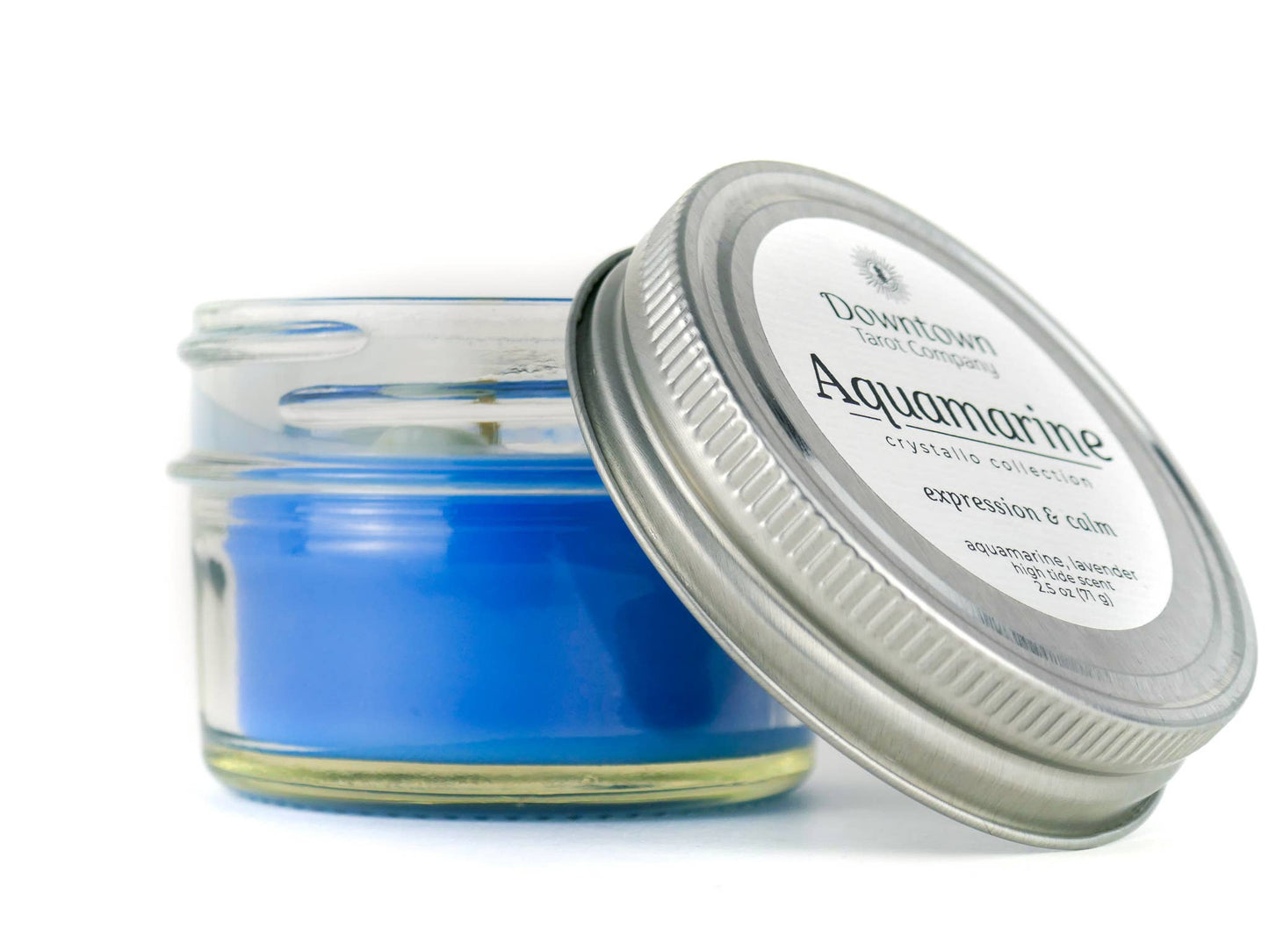 Crystal Candle - Aquamarine