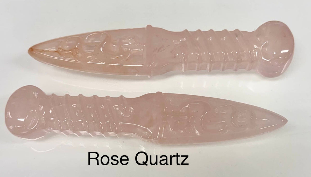 Natural Mixed Crystal Dagger Healing Energy