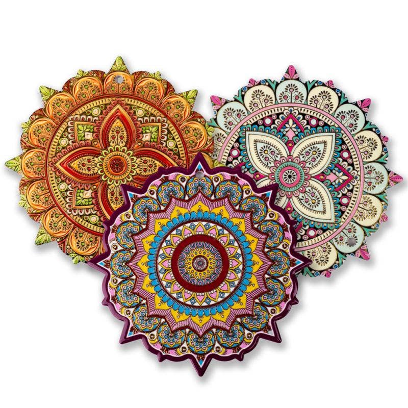 ASSORTED MANDALA WALL DECOR
