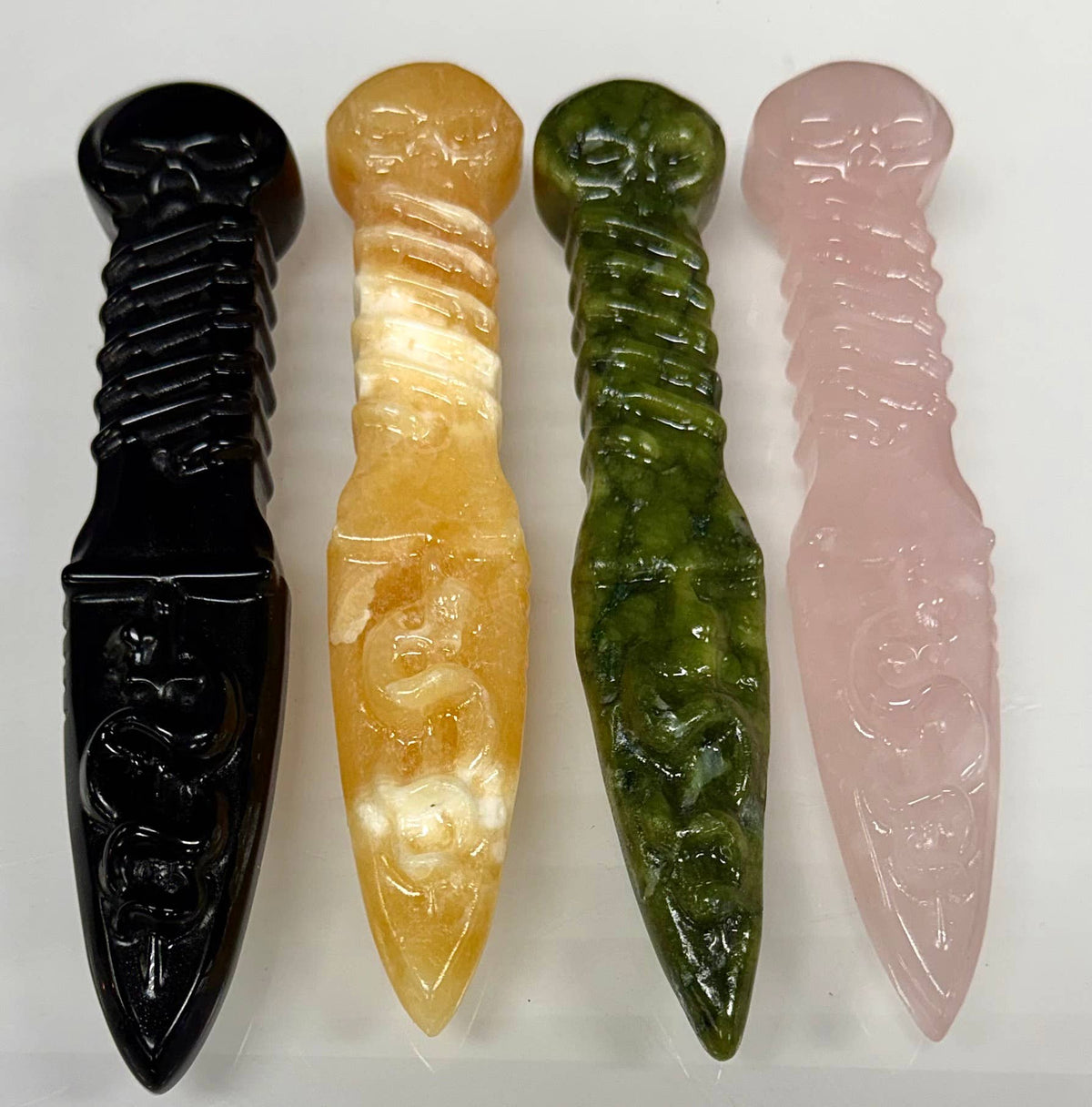 Natural Mixed Crystal Dagger Healing Energy
