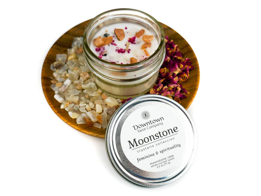 Crystal Candle - Moonstone