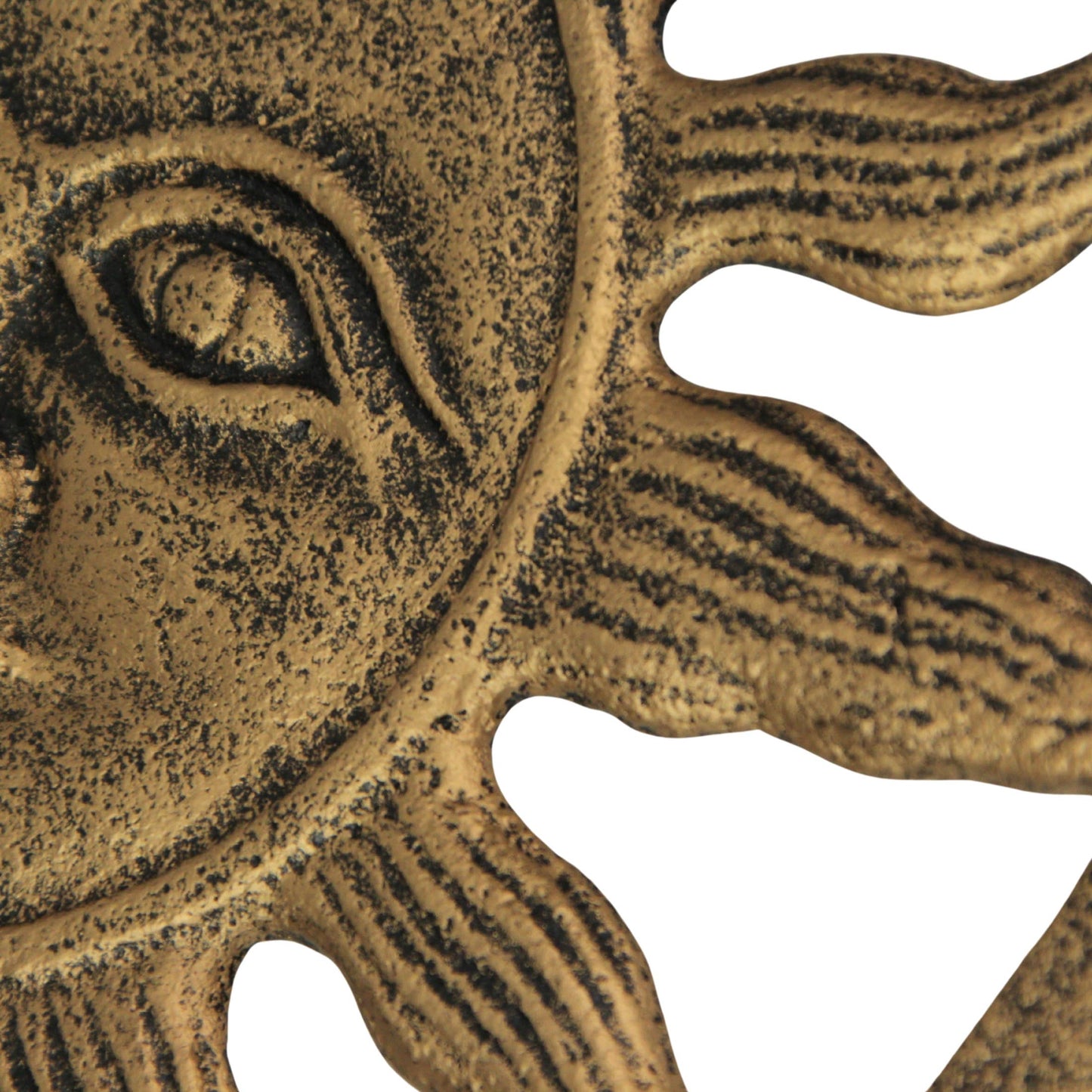 Cast Iron Celestial Sun Face Trivet