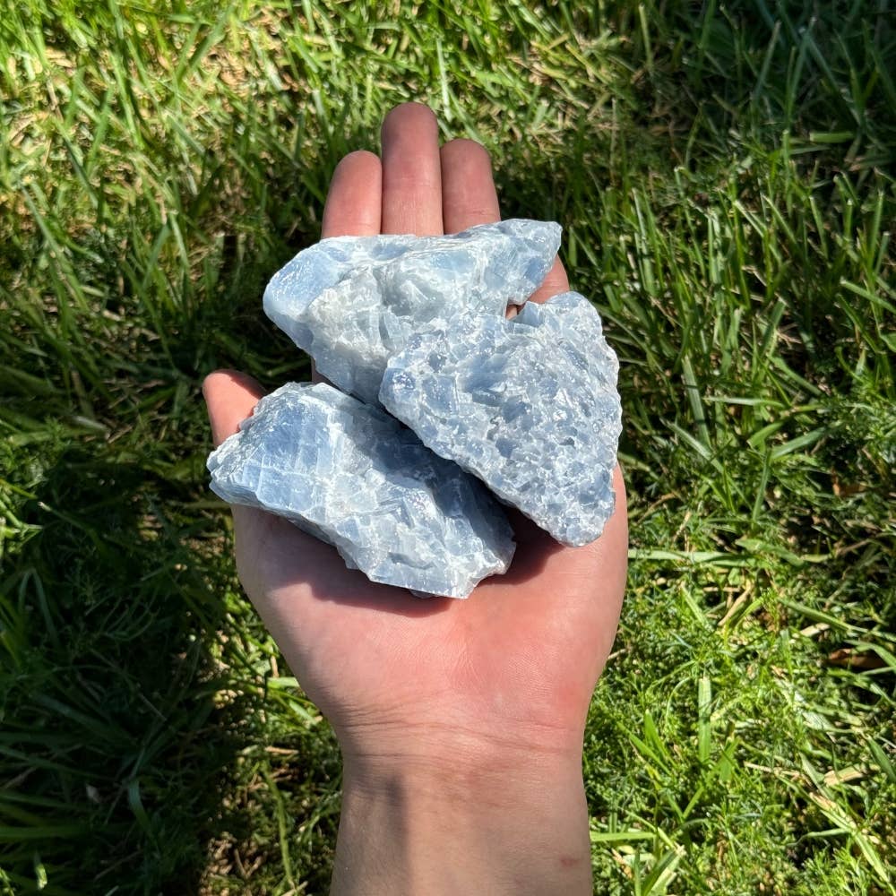 Raw Calcite - Blue Calcite Large, 1 piece