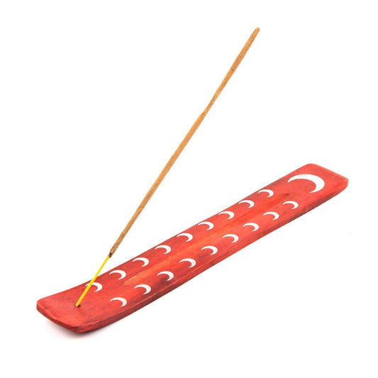 Wooden Incense Holders: Burgundy