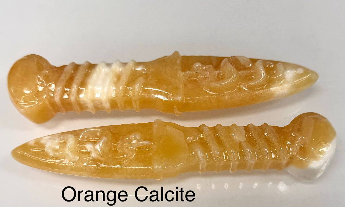 Natural Mixed Crystal Dagger Healing Energy