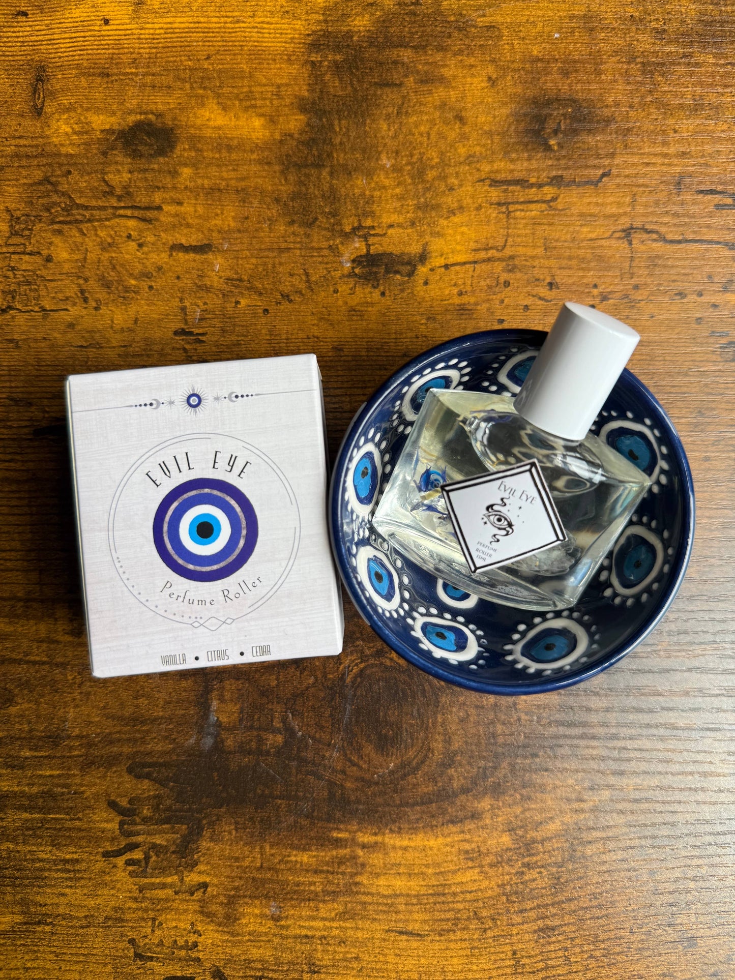 Evil Eye Vanilla Crystal Perfume Roller 15 ml
