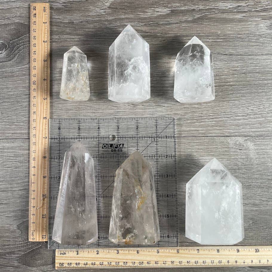 Clear Quartz Obelisk Tower