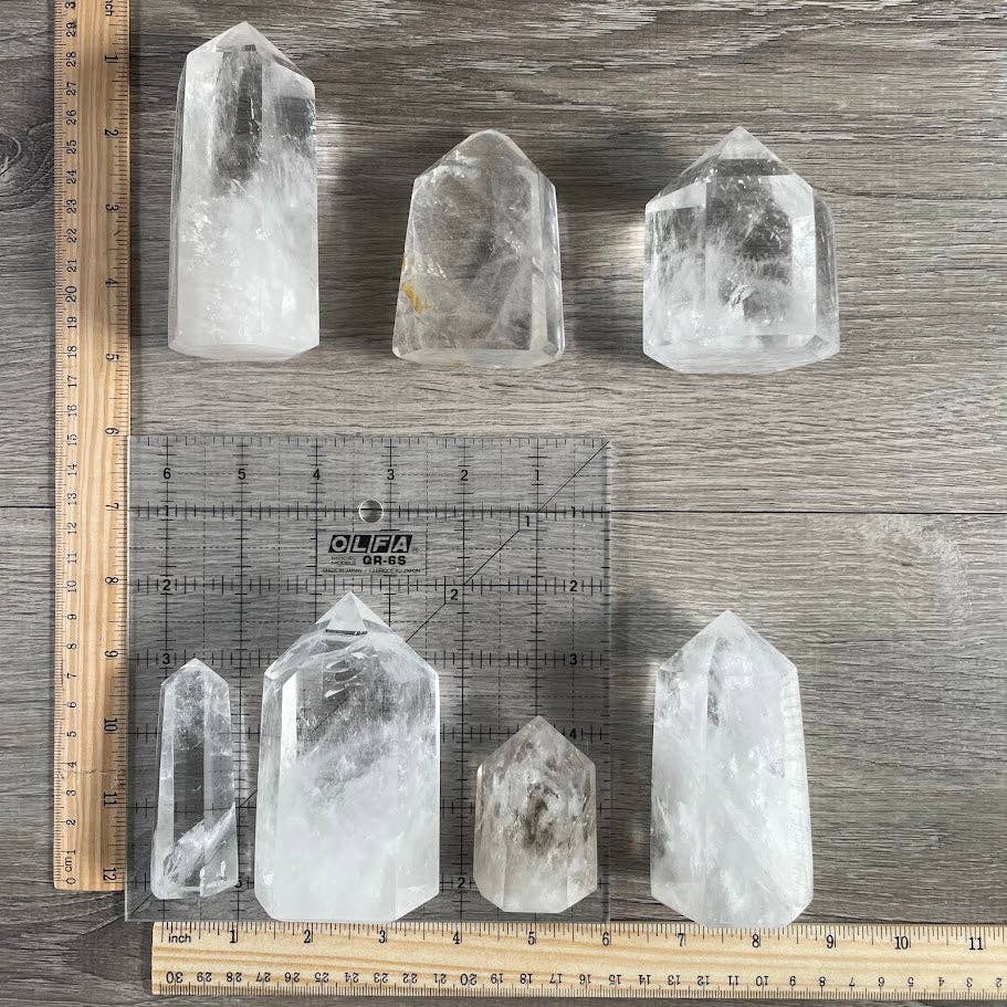 Clear Quartz Obelisk Tower
