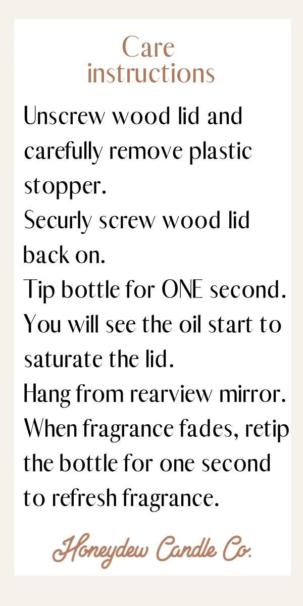 Car Diffusers: Nag Champa