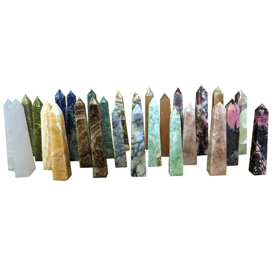 Assorted Tower Obelisk- Around 2.5" to 3" Tall