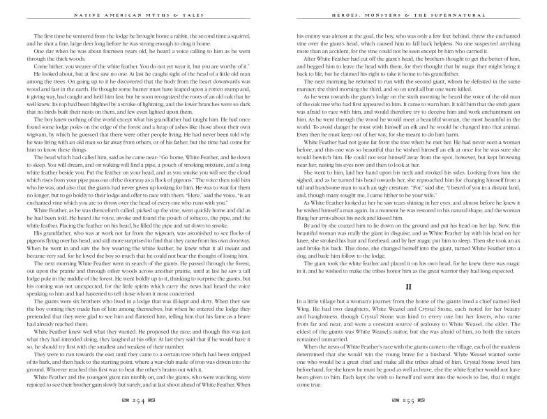 Native American Myths And Tales (Gothic Fantasy)