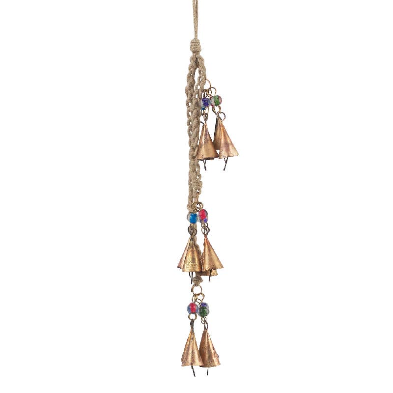 Recycled Conical Bells With Beads